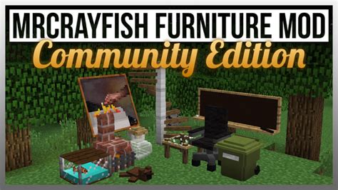 MrCrayFish Furniture Mod REUPLOAD Minecraft Mod 54 OFF