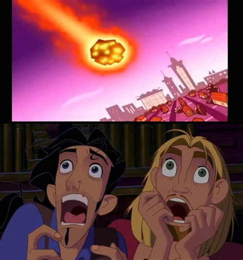 Tulio And Miguel Scared By The Meteor By Animatedarcee On Deviantart