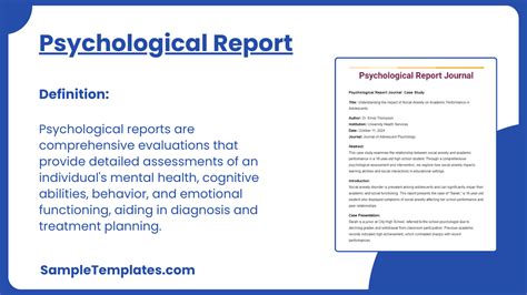 Free 14 Psychological Reports Samples And Templates In Pdf Word Pages