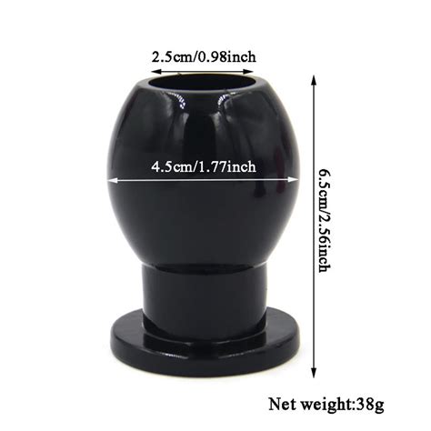 Silicon Tunnel Butt Plug Hollow Butt Plug Clear Ass Stretcher Anal Open Up Probe Ebay
