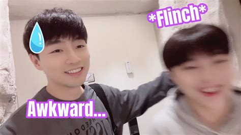 Flinching Every Time My Boyfriend Tries To Touch Me To See How He Reacts Gay Couple Lucas Kibo