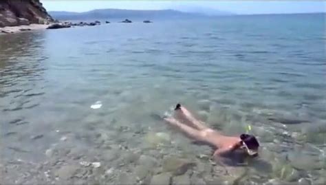 Paar Macht Sex An Einem Abgelegenen Strand