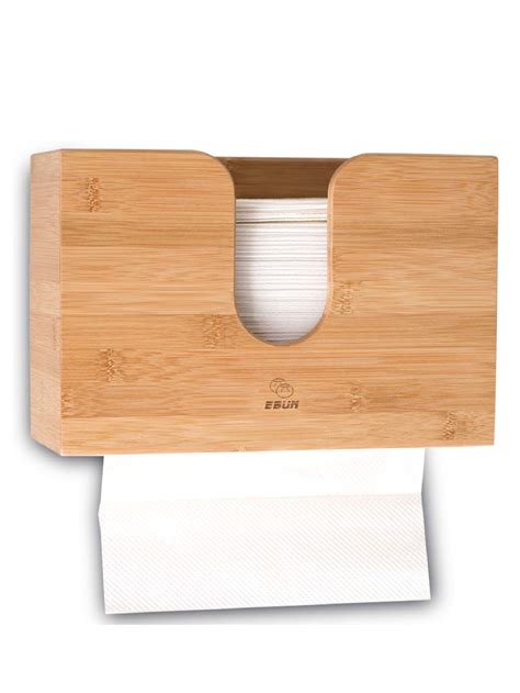 Buy Paper Towel Dispenser Bamboo Paper Towel Holder Wall Countertop