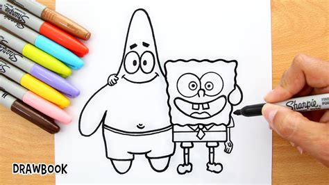 How To Draw Spongebob And Patrick Step By Step