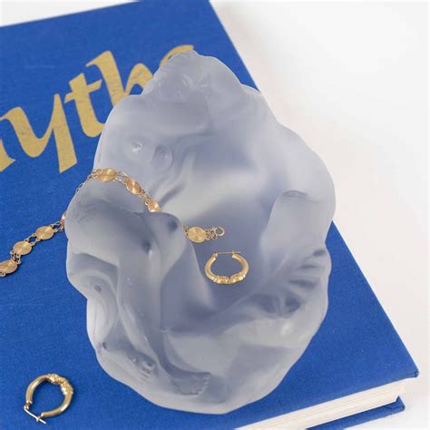 Vintage Art Deco Frosted Glass Nude Ashtray Heinrich Hoffmann Style Etsy