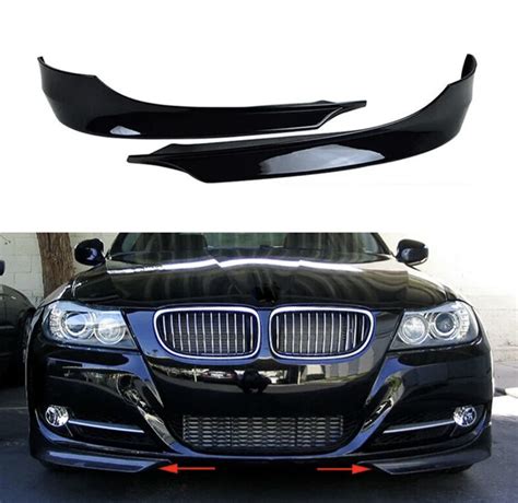 Клыки на передний бампер LCI — BMW 3 series (E90), 3 л, 2009 года ...