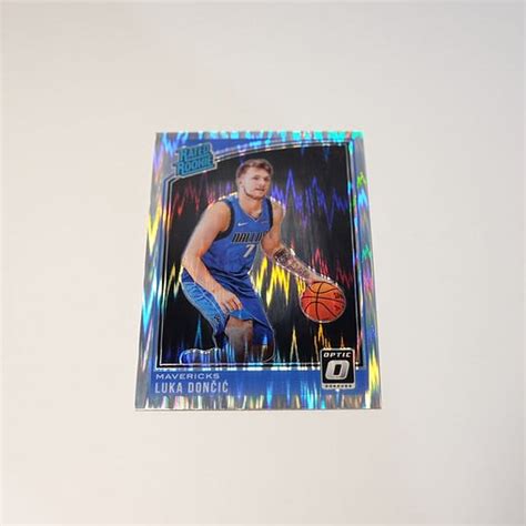 Luka Doncic Rated Rookie Donruss Optic Optic Shock Rookie