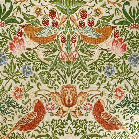 Strawberry Thief William Morris Tappestry Fabric Remnant House Fabric