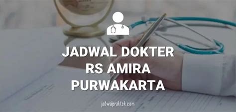 Jadwal Dokter Rs Karina Medika Purwakarta Jadwal Prak