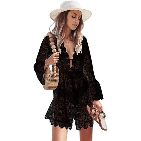 Haopyou Robe De Plage Femme Ete Pareo Sarong Cache Maillots Boheme Cache Maillot De Bain Bikini