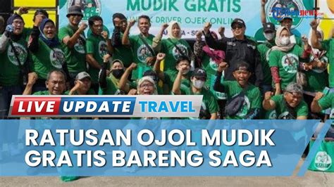 Wajah Gembira Ratusan Driver Ojek Online Di Jabodetabek Ikut Mudik