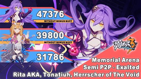 Honkai Impact 3 SEA Semi P2P Exalted Memorial Arena SSS Rita AKA