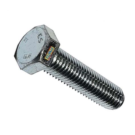 Set Screw Bolt Zinc Plated Hex Head Fully Threaded Hexagon M10X50 ZP100