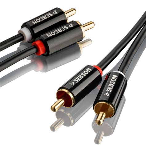 RCA Audio Cable 10m | Buy LED lamps and LED lights in SEBSON Store