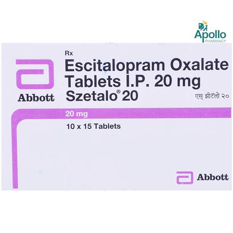 Szetalo 20 Tablet | Uses, Side Effects, Price | Apollo Pharmacy