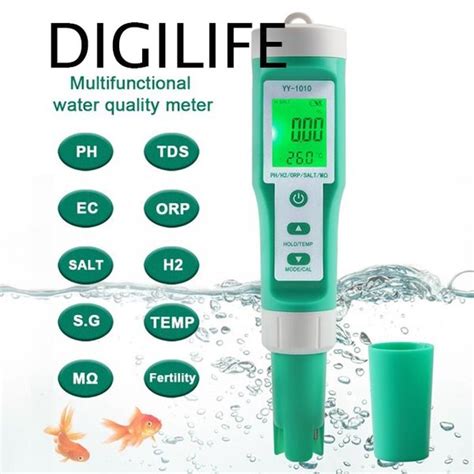 Jual Water Tester H2 Fertility Salinity ORP PH TDS EC S G Resistivity