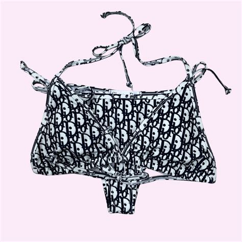 Forever Monogram Bikini In Black Pink Sugar Bikini