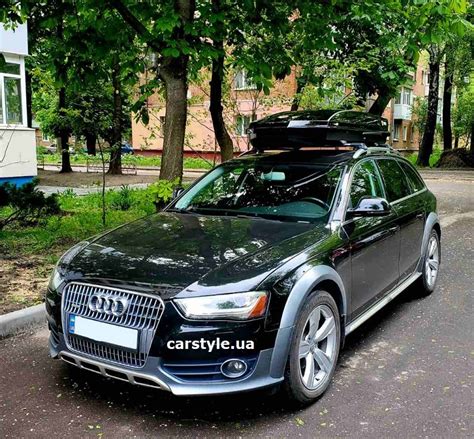 Багажник Turtle Air1 и бокс Turtle Tirol 420 Black на Audi A6 | Купить ...