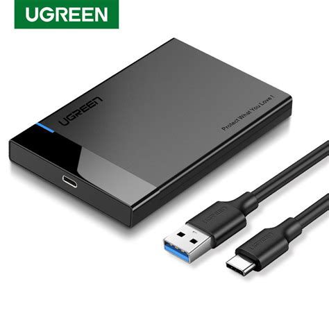 Ugreen Usb 31 To Sata Iii 25 Inch External Hard Drive Enclosure Shopee Singapore