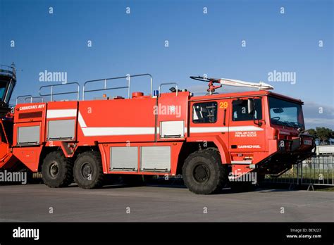 A Carmichael Mfv Crash Tender Part Of The Raf Fire Section At Raf
