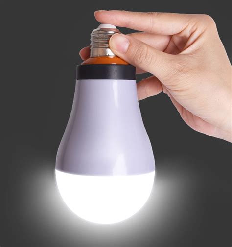 Лампа светодиодная XIAOMI Yijia LED Rechargeable E27 Light Bulb 15W ...