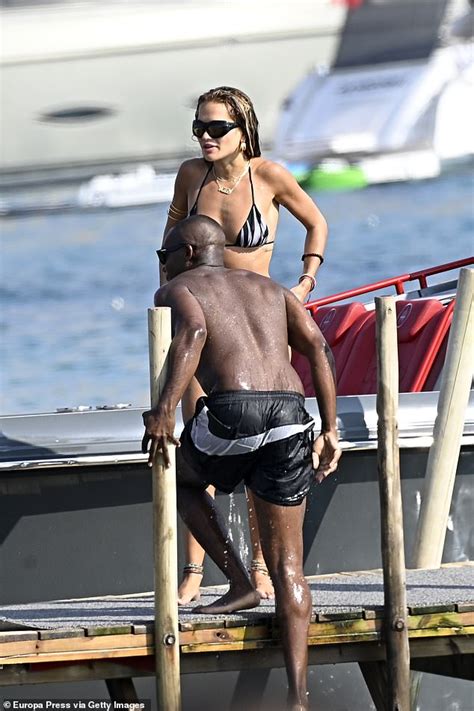 Rita Ora Showcases Her Toned Physique In Skimpy String Bikini After