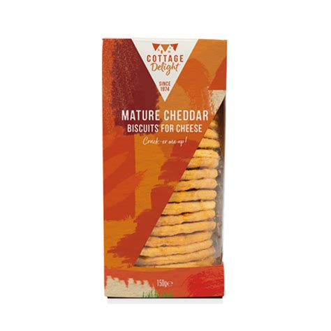 Cottage Delight Mature Cheddar Biscuits For Cheese 150g