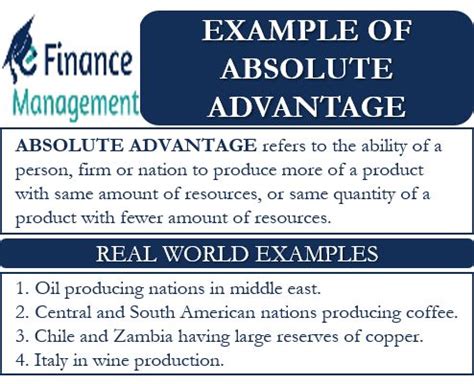 Absolute Advantage Vs Comparative Advantage Christine Has Randall