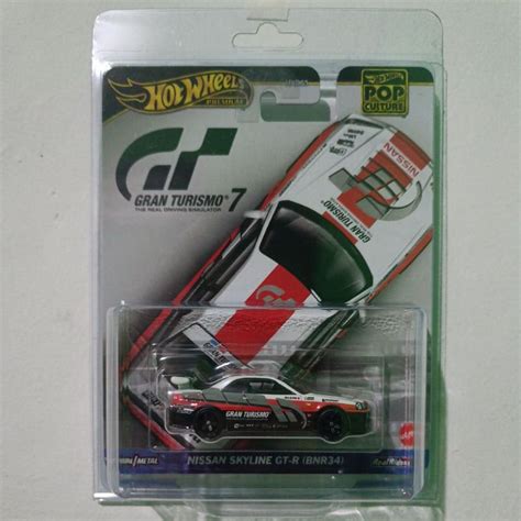 Jual Free Protector Hot Wheels Premium Nissan Skyline GT R BNR34 Pop Culture Gran Turismo