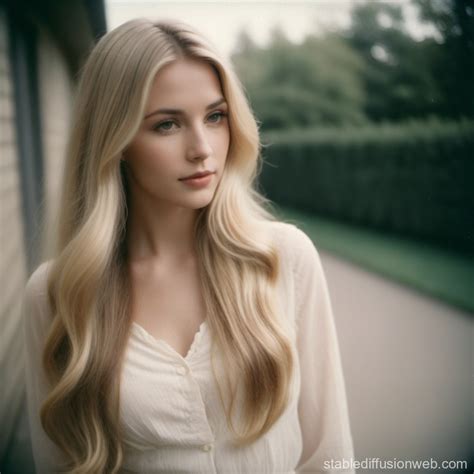Blonde Haired Women Stable Diffusion Online