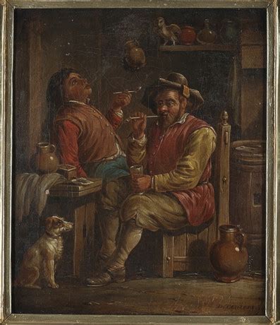 OKÄND KONSTNÄR kopia efter David Teniers olja på duk