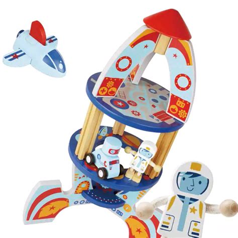 Wooden Rocket Toy Playsets - Brio Trade