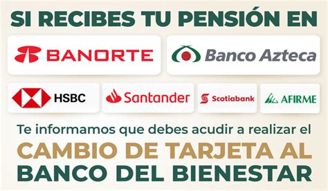 Inicia Cambio De Tarjetas Al Banco Del Bienestar Para Quienes Reciben Pensión En Banorte Azteca