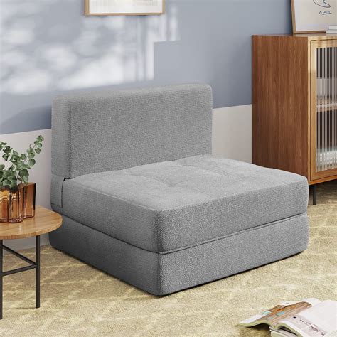 Lofka Convertible Chair Bed Futon Sleeper Sofa Living Room Or Dorm