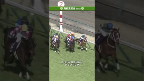 5着まで クビ、ハナ、クビ、クビの大接戦高松宮記念 高松宮記念2022 ナランフレグ Jra Shorts 競馬動画まとめ