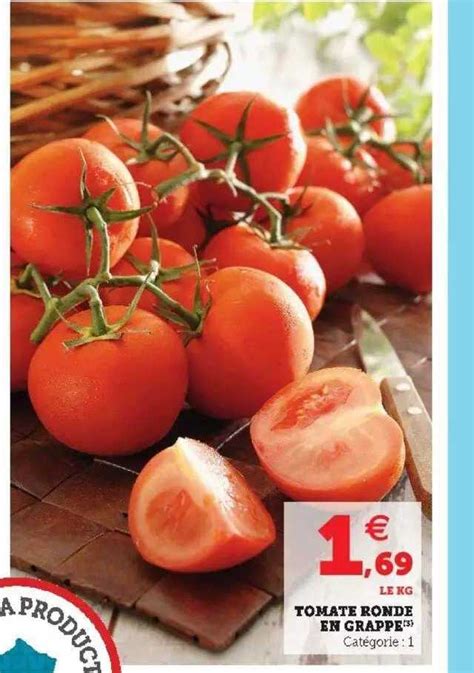 Promo Tomate Ronde En Grappe Chez Hyper U Icatalogue Fr