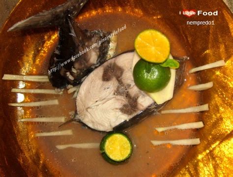 Pagkaing Pinoy : Paksiw na tulingan (Tuna cook in vinegar)