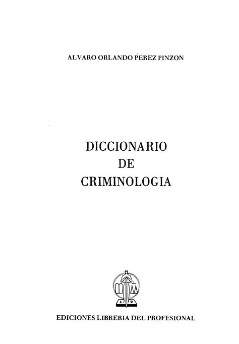 Diccionario De Criminologia Online 6