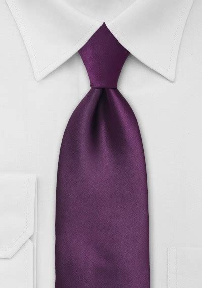 Solid Berry Purple Necktie Bows N