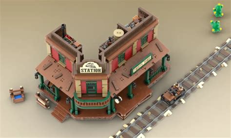 The Wild West could be next for LEGO Ideas as train station hits 10K