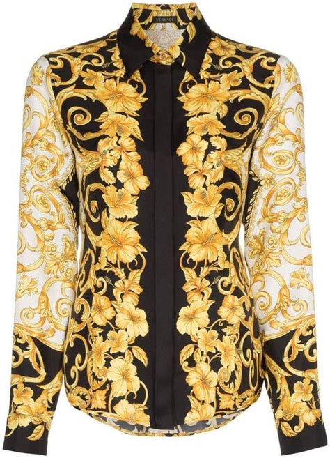 Versace Baroque Print Shirt Fashion Clothes Versace Fashion
