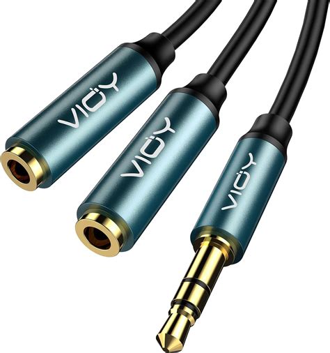 VIOY Headphone Splitter Double 3 5mm Headphone Jack Audio Splitter