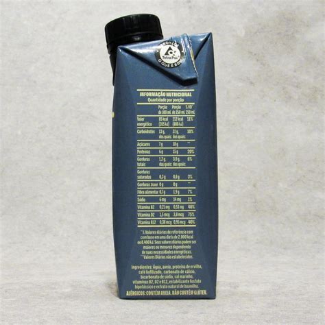 Bebida De Aveia Nude Proteica Baunilha e Café Orgânico 250ml Verde Verso