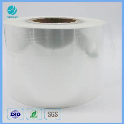 China Transparent PVC Heat Sealable Packaging Film For Naked Cigarette Box China Cellophane