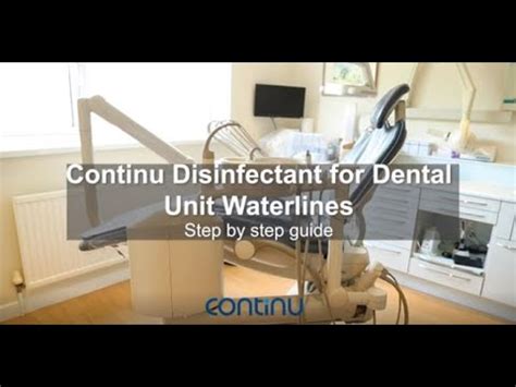 Continu Dental Unit Water Line Disinfectant Step By Step Guide YouTube