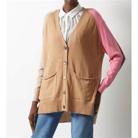 Zaket And Plover Sweaters New Zaket Plover College Cardigan In Cookie