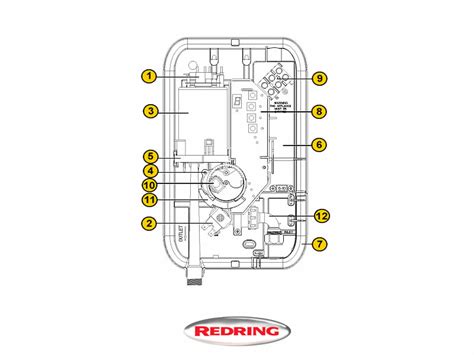 Redring Expressions 550S Shower Spares And Parts Redring Expressions