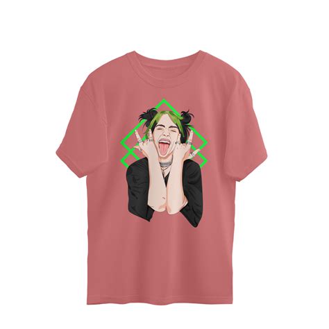 Billie Eilish Oversized T Shirt Portrait Wittee