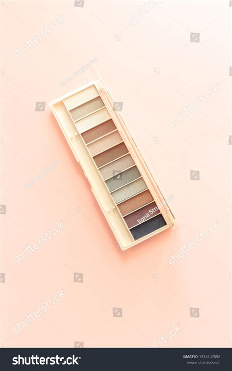 Nude Color Palette Shadows On Peach Stock Photo Shutterstock