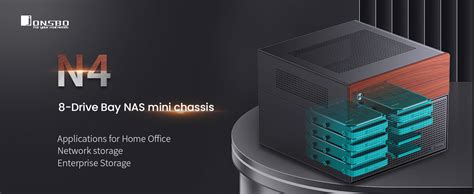 Amazon Jonsbo N Black Nas Pc Case Walnut Wood Drive Bay Hdd Hot Swap Non